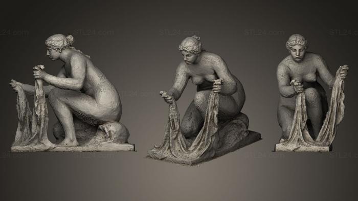 Статуи античные и исторические (Туалетная вода Огюст Ренуар, STKA_0810) 3D модель для ЧПУ станка